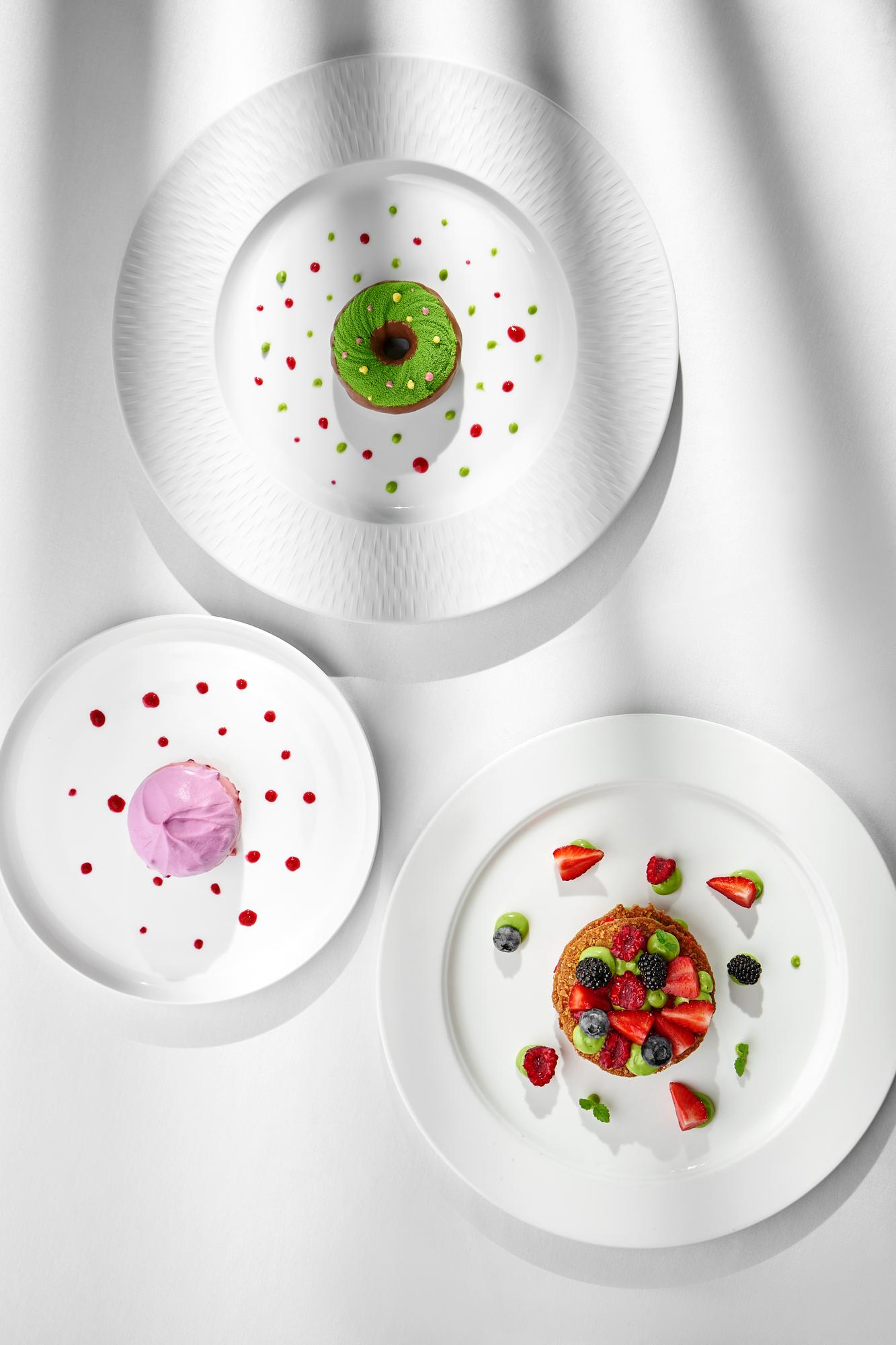 Sample plated menu used in premium plan